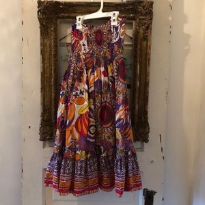Strapless sundress